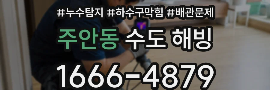주안동 수도 해빙