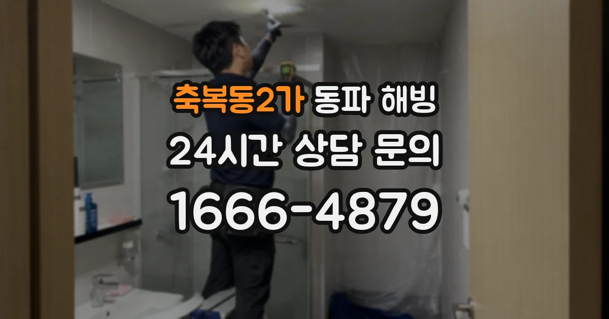 축복동2가 동파 해빙