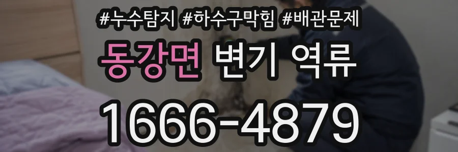 동강면 변기 역류
