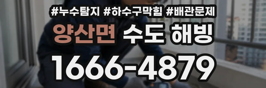 양산면 수도 해빙