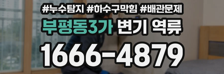 부평동3가 변기 역류