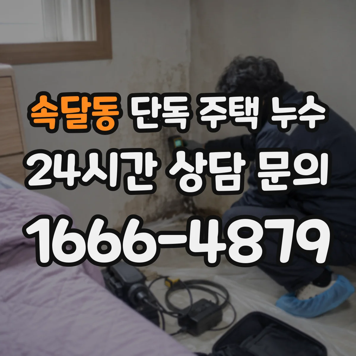 속달동 단독 주택 누수