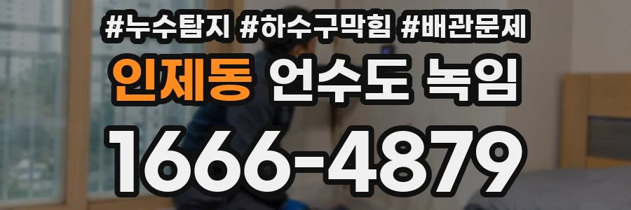 인제동 언수도 녹임