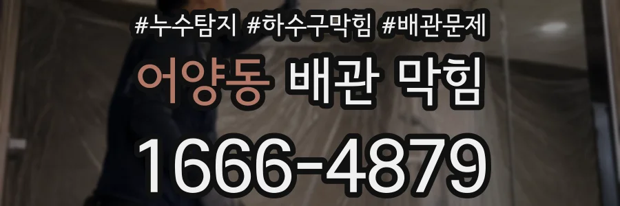 어양동 배관 막힘
