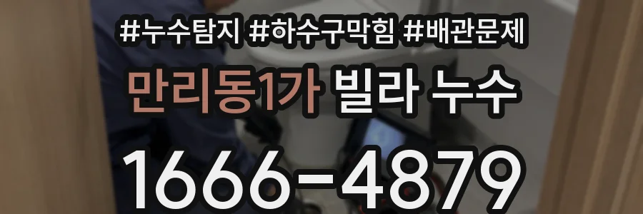 만리동1가 빌라 누수