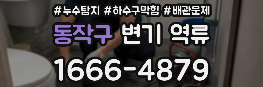 동작구 변기 역류