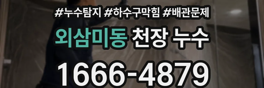 외삼미동 천장 누수
