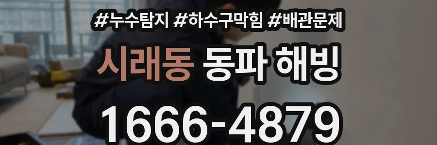 시래동 동파 해빙