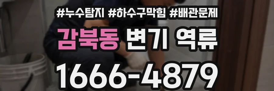 감북동 변기 역류
