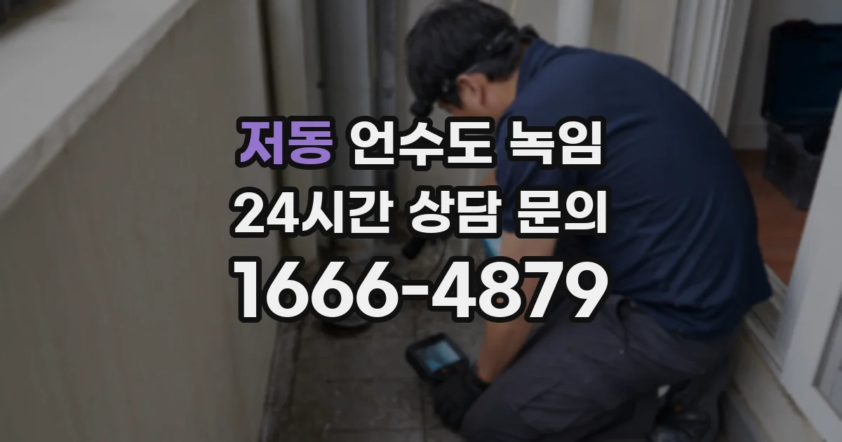 저동 언수도 녹임