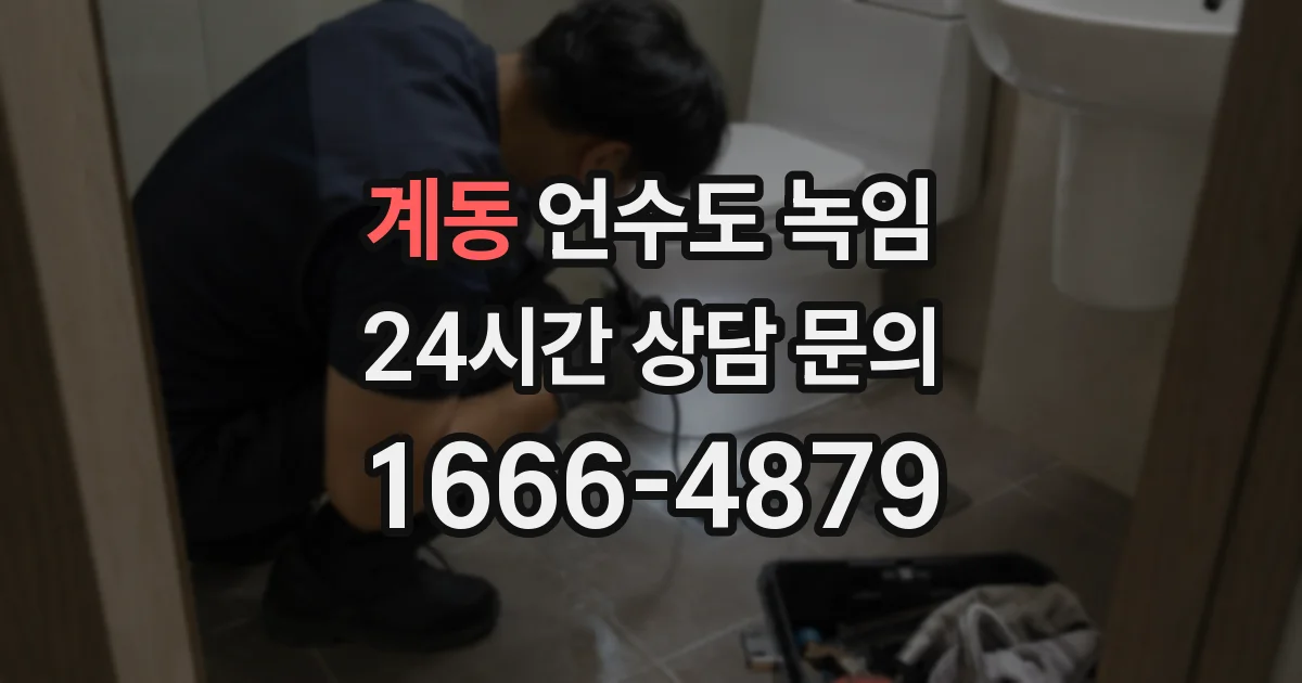 계동 언수도 녹임