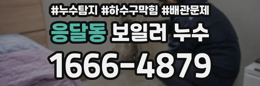 응달동 보일러 누수