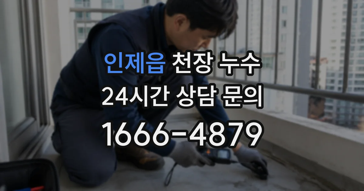 인제읍 천장 누수