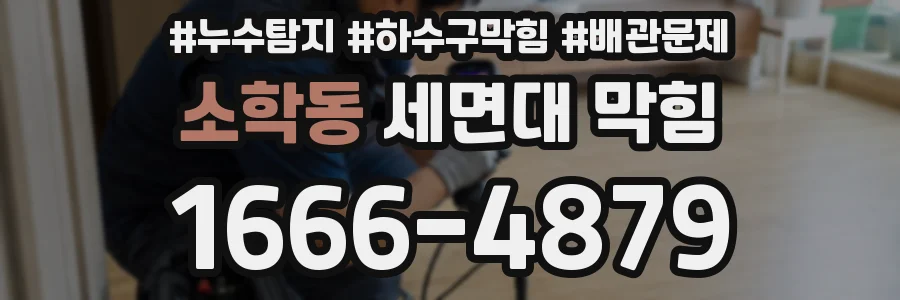 소학동 세면대 막힘