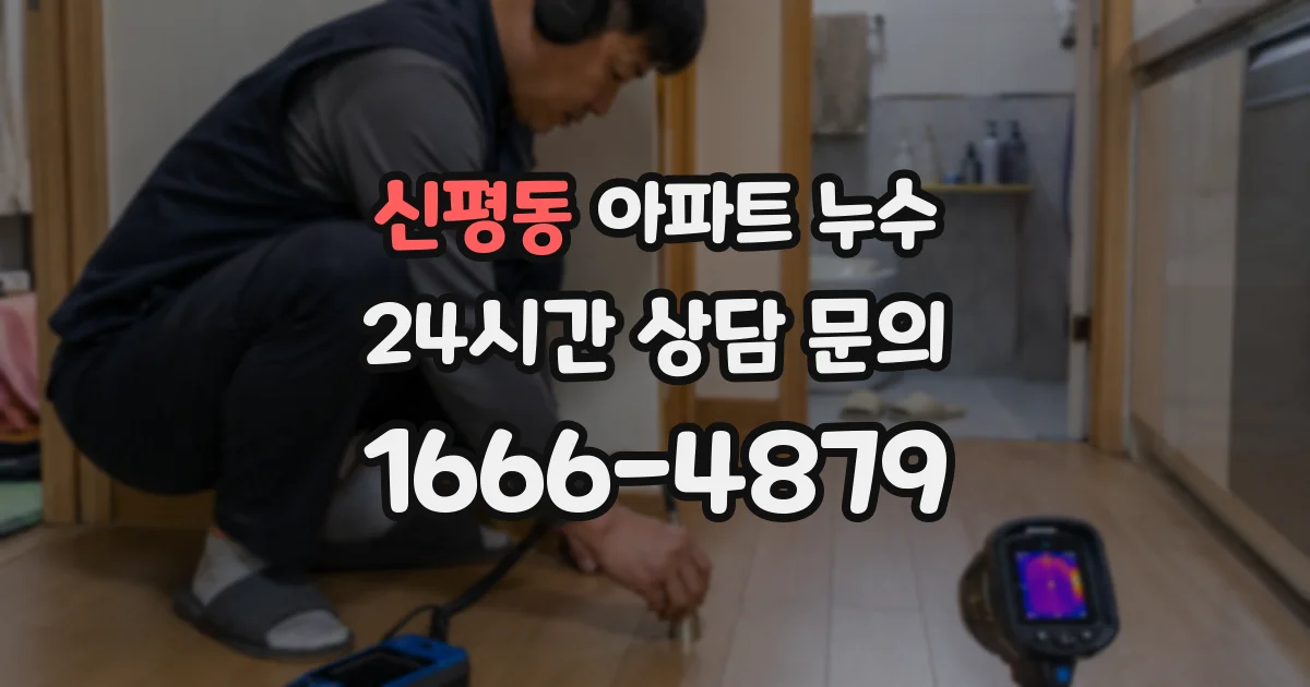 신평동 아파트 누수