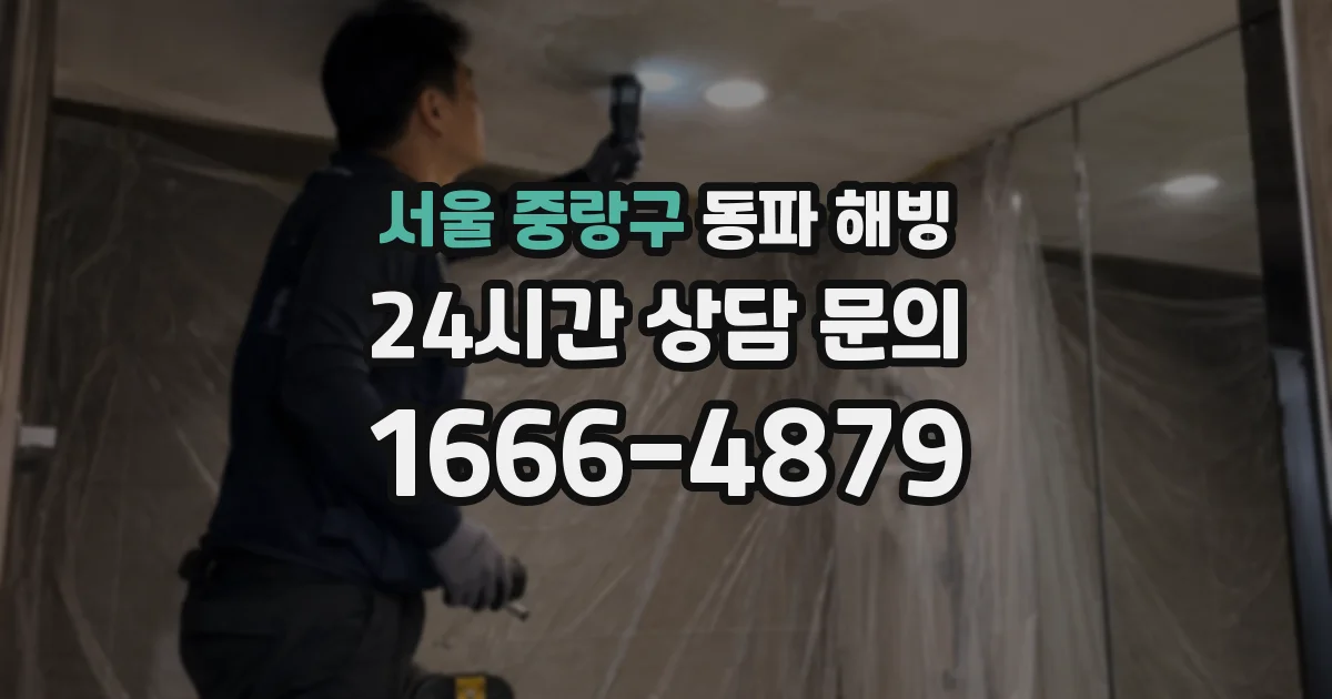 서울 중랑구 동파 해빙