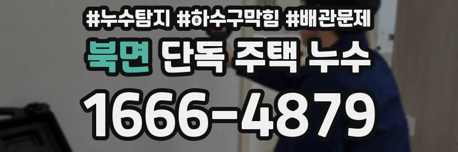 북면 단독 주택 누수