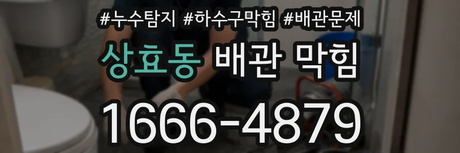 상효동 배관 막힘