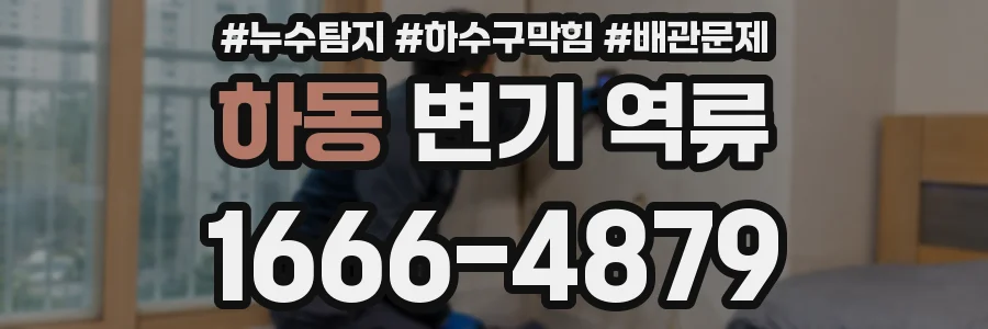 하동 변기 역류