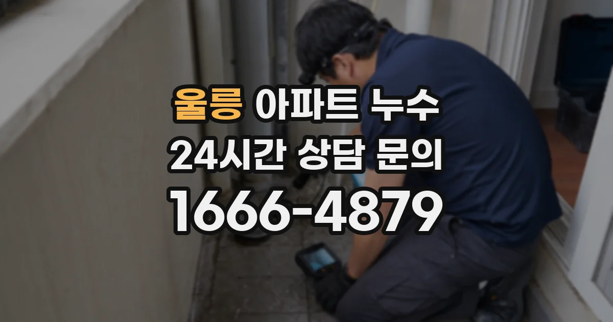 울릉 아파트 누수