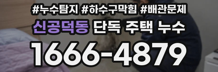 신공덕동 단독 주택 누수