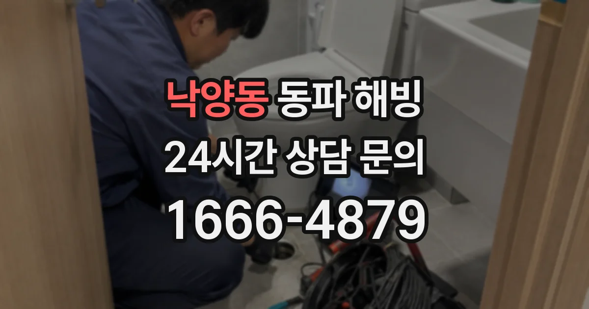 낙양동 동파 해빙