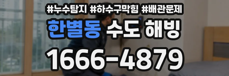 한별동 수도 해빙