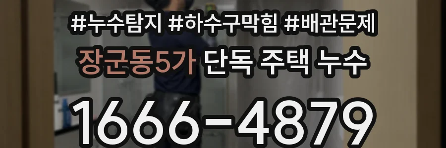장군동5가 단독 주택 누수