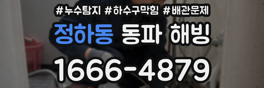 정하동 동파 해빙