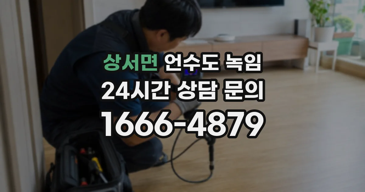 상서면 언수도 녹임