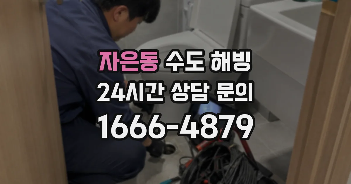 자은동 수도 해빙