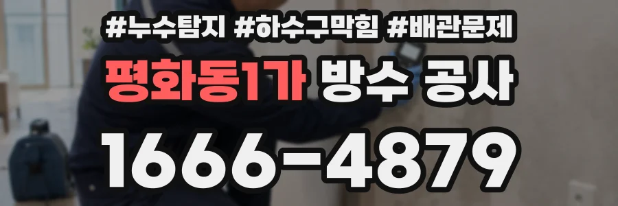 평화동1가 방수 공사