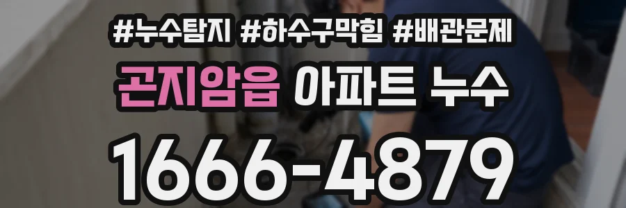 곤지암읍 아파트 누수