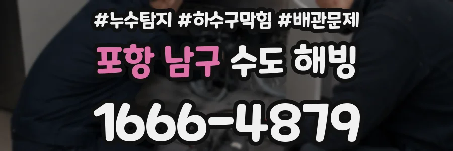 포항 남구 수도 해빙