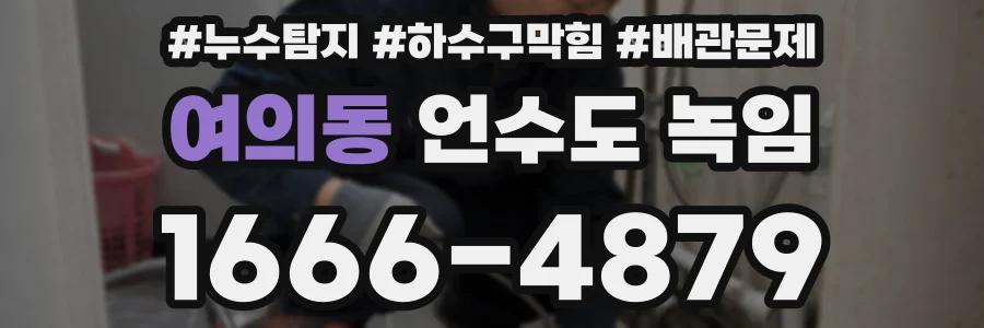 여의동 언수도 녹임