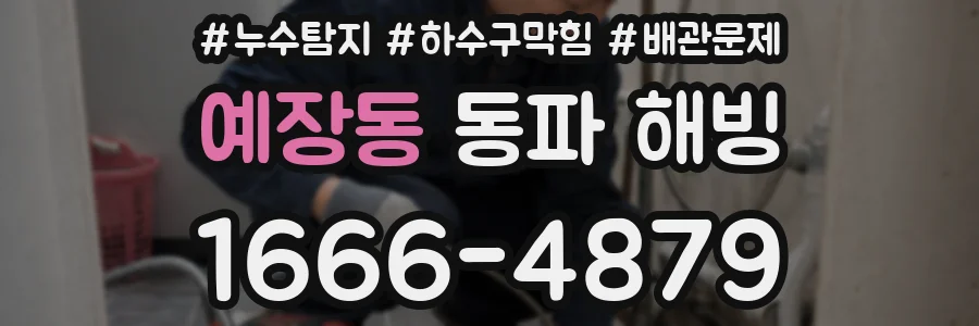 예장동 동파 해빙