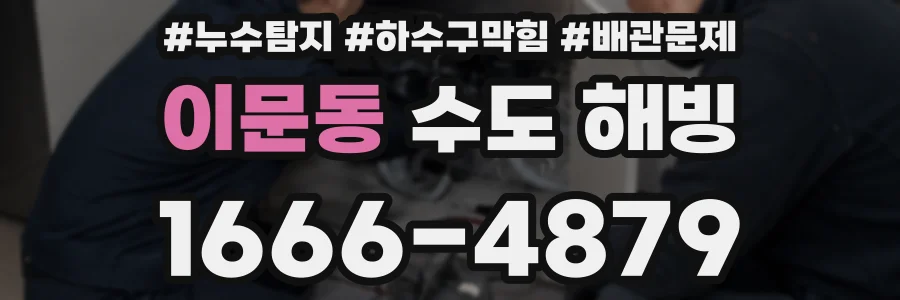 이문동 수도 해빙