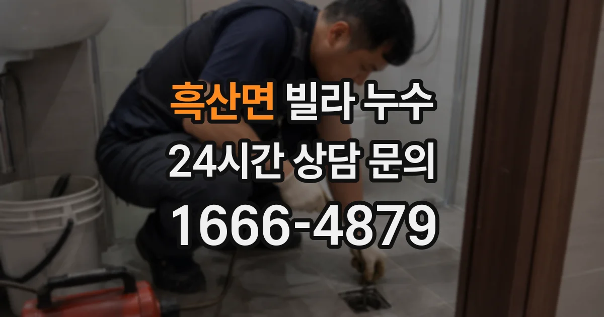 흑산면 빌라 누수