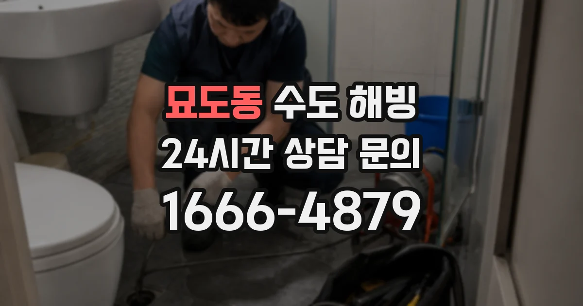 묘도동 수도 해빙