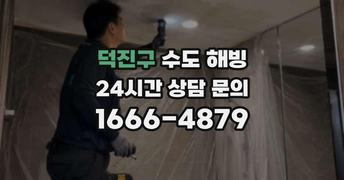 덕진구 수도 해빙
