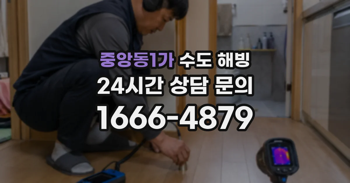 중앙동1가 수도 해빙