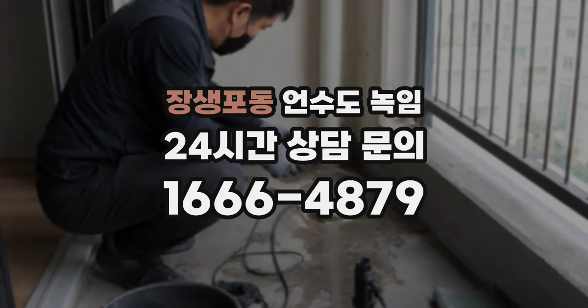 장생포동 언수도 녹임