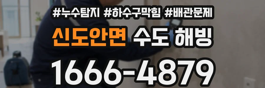 신도안면 수도 해빙
