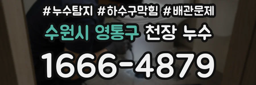 수원시 영통구 천장 누수