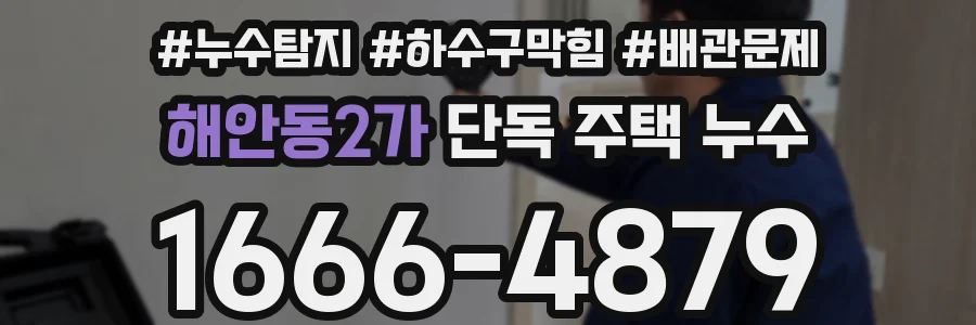 해안동2가 단독 주택 누수