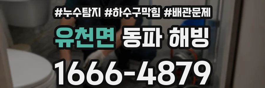 유천면 동파 해빙