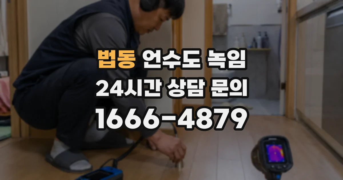법동 언수도 녹임