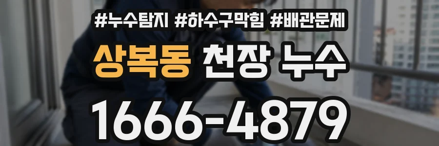 상복동 천장 누수