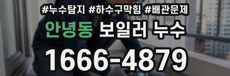 안녕동 보일러 누수