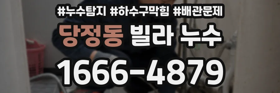 당정동 빌라 누수
